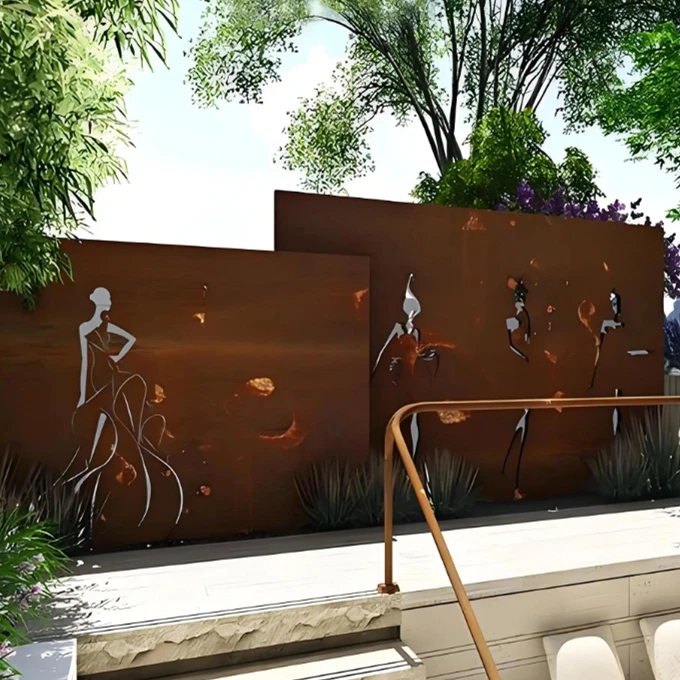 Tấm thép Corten cắt laser